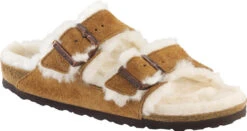 Birkenstock Arizona Shearling Lined -Fashion Shoes Store birkenstock arizona shearling lined mink natural suede 1001135 77322.1645837498