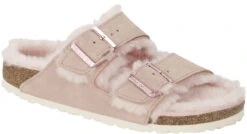 Birkenstock Arizona Shearling Lined -Fashion Shoes Store birkenstock unisex arizona shearling lined light rose natural suede 1020389 49668.1645837498