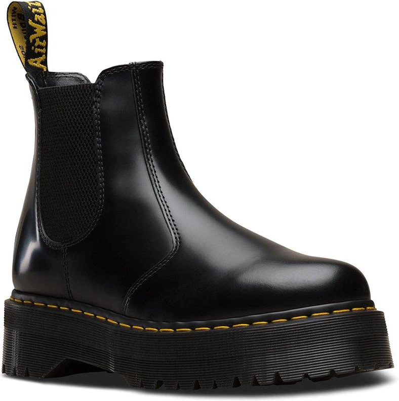 Dr. Martens 2976 Polished Smooth Platform Chelsea 3 Dr. Martens 2976 Polished Smooth Platform Chelsea
