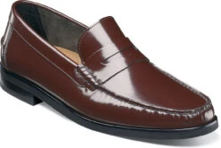 Florsheim Berkley Flex Moc Toe Penny Loafer -Fashion Shoes Store florsheim mens berkley flex moc toe penny loafer burgandy smooth 12195 601 47050.1619643365