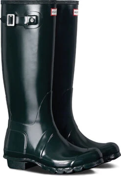 Hunter Women's Original Tall Gloss Rain Boot -Fashion Shoes Store hunter womens original tall gloss ocean wft1000rgl ocn 51270.1536967724