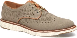 Johnston & Murphy Upton Knit Wingtip -Fashion Shoes Store johnston and murphy mens upton knit wingtip taupe heathered knit 20 6908 99397.1713560611