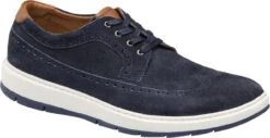 Johnston & Murphy Elliston Wingtip 7 Johnston & Murphy Elliston Wingtip -Fashion Shoes Store johnston murphy mens elliston wingtip navy suede 25 3097 46036.1567721392