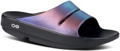 Oofos Women's OOahh Luxe Slide Sandal -Fashion Shoes Store oofos womens ooahh luxe slide sandal midnight spectre 1101mdnhtspec 40871.1744393259
