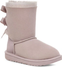 UGG Kids Bailey Bow II -Fashion Shoes Store ugg childrens kids bailey bow ii pale smoke 1017394k psk 62468.1732651598
