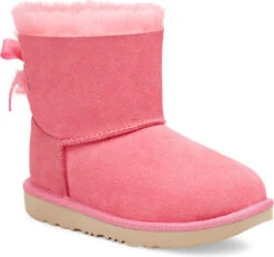 UGG Kids Mini Bailey Bow II -Fashion Shoes Store ugg childrens kids mini bailey bow 2 pink rose 1017397k pkrs 03642.1668092920