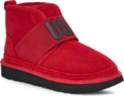 UGG Kids Neumel II Graphic -Fashion Shoes Store ugg childrens kids neumel 2 graphic samba red black 1110703k srbck 72110.1657880295