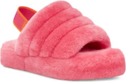 UGG Kids Fluff Yeah Slide -Fashion Shoes Store ugg kids fluff yeah slide strawberry sorbet multi 1117462T ssmlt 74535.1647038454