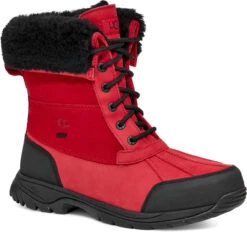 UGG Men's Butte -Fashion Shoes Store ugg mens butte samba red black 1130809 srbck 45792.1667486529