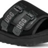 UGG Men's Goldencoast Strap Slide -Fashion Shoes Store ugg mens goldencoast strap slide black 1142730 blk 10692.1696305437