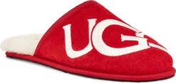 UGG Men's Scuff Logo -Fashion Shoes Store ugg mens scuff logo samba red cream 1101324 srcr 70001.1628722875