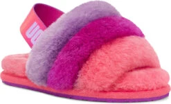 UGG Toddlers Fluff Yeah Slide 16 UGG Toddlers Fluff Yeah Slide -Fashion Shoes Store ugg toddlers fluff yeah slide pink purple rainbow 1120073t pprb 95299.1651776272