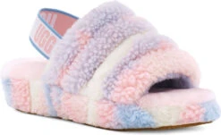 UGG Women's Fluff Yeah Slide Cali Collage -Fashion Shoes Store ugg womens fluff yeah slide cali collage pride stripes 1120070 pstr 79143.1620432827