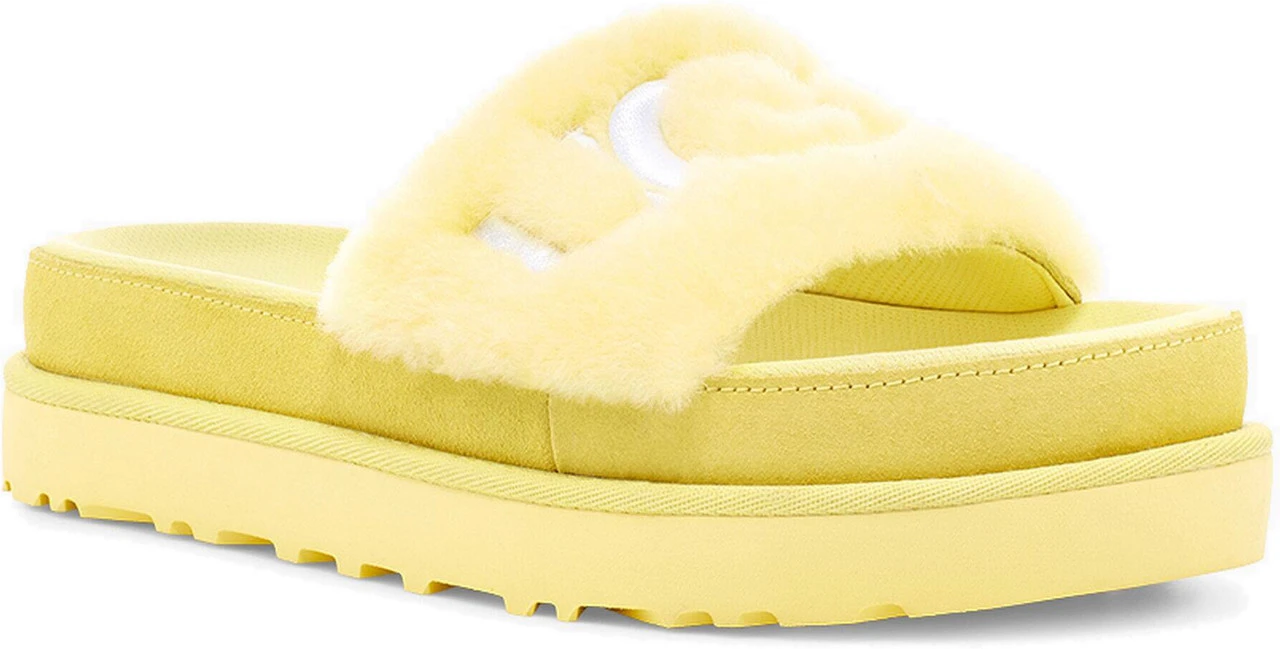 UGG Women's Laton Fur Slide 6 UGG Women's Laton Fur Slide - Image 4
